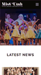 Mobile Screenshot of missutahpageant.com